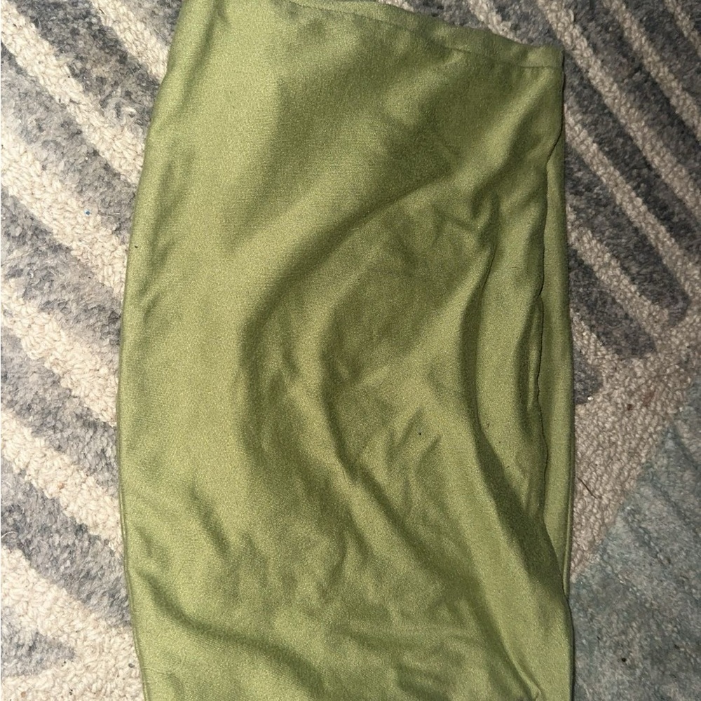 Green tube top